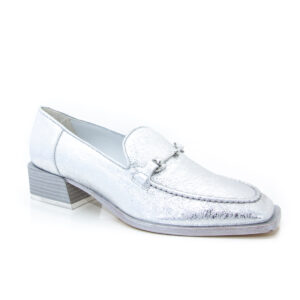 Beau Coops Roxbury Cookie Silver loafer