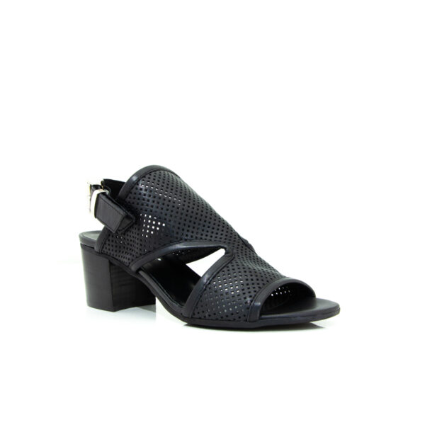 Piampiani Milano Black 7831B sandal heels