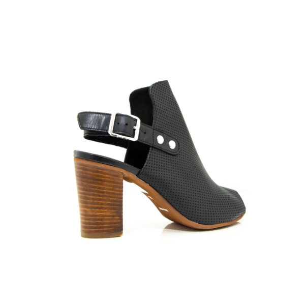 Piampiani Lugano Black 7804F sandal heels