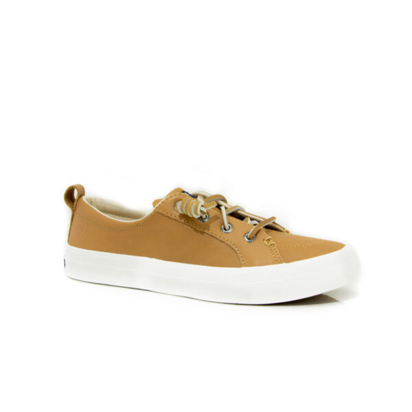 Sperry Crest Vibe Leather Tan 84256 womens boat shoe