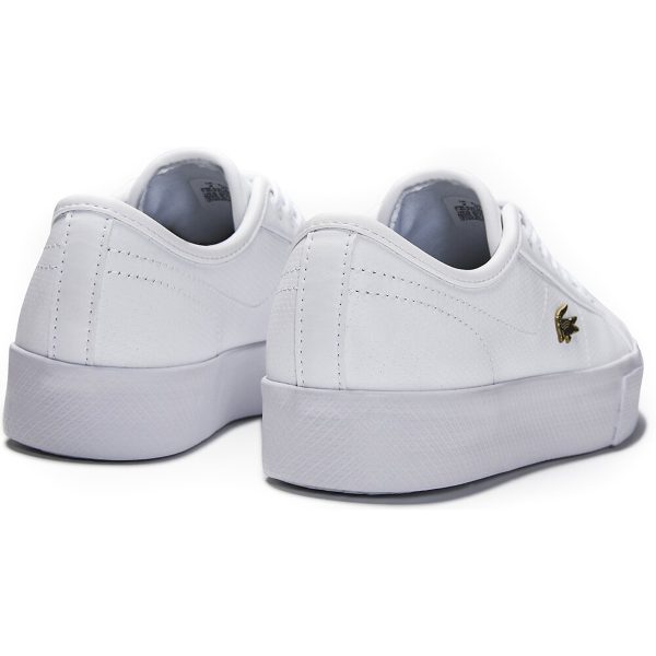 Lacoste Ziane Plus Grand White Leather Sneaker