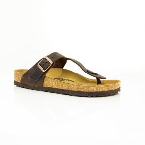Birkenstock Gizeh Leather Habana Sandal