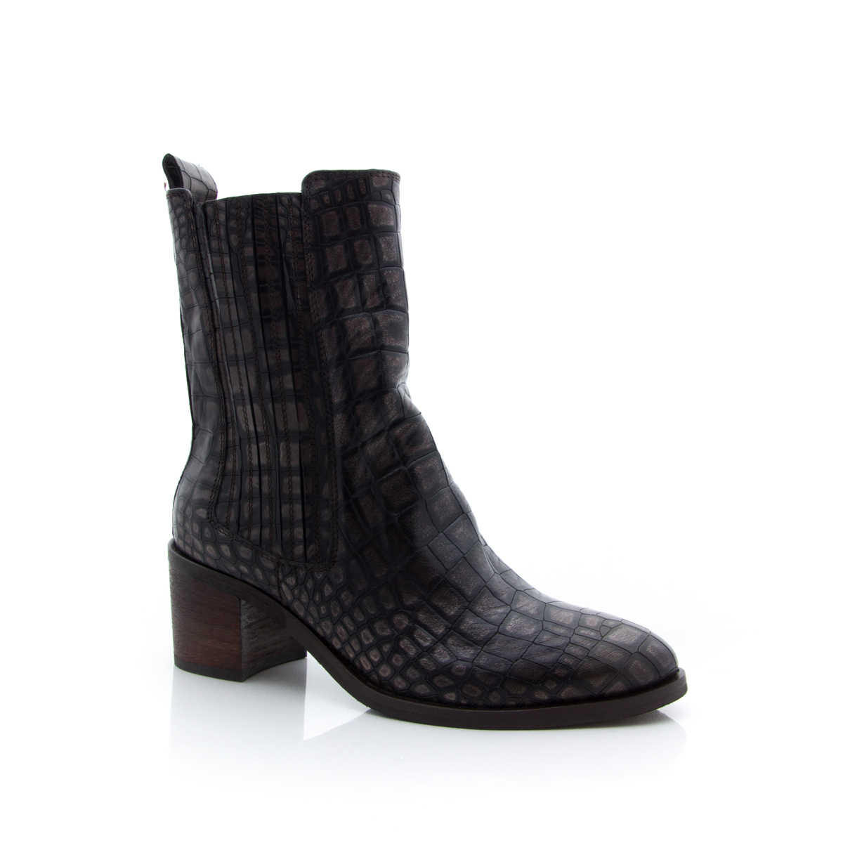 Donna Carolina Siena Black Croc 42.005.151-003 - Issimo Shoes