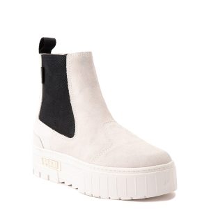 Puma Mayze Chelsea Suede Marshmallow Boots