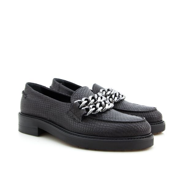 Beau Coops Voltaire Squama Nero Shoes