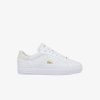 Lacoste Powercourt 1122 White Gold Sneaker