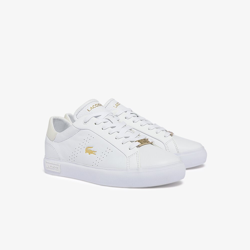 Lacoste Powercourt White Gold 43SFA0028216 - Issimo Shoes