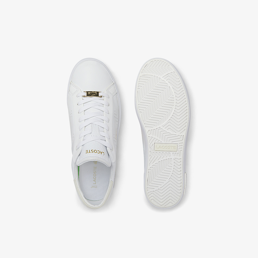 Lacoste Powercourt White Gold 43SFA0028216 - Issimo Shoes