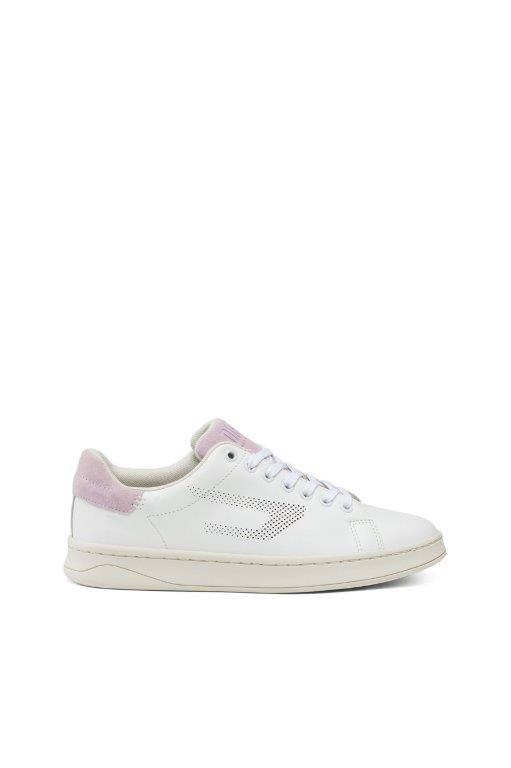 Diesel S-Athene Low W White Keepsake Lilac Sneakers
