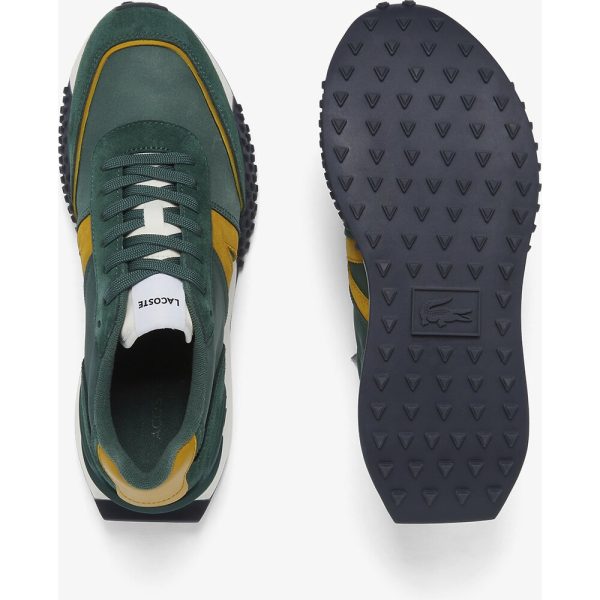 Lacoste L-Spin Deluxe 0722 Dark Green Yellow Sneakers