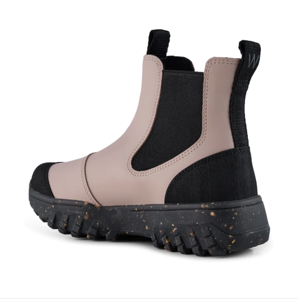 Woden Magda Track Waterproof Dry Rose Leather Boot