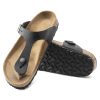 Birkenstock Gizeh Oiled Leather Black Regular Sandal