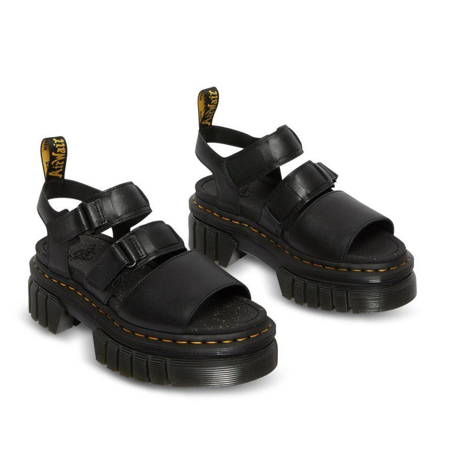 Dr Martens Ricki 3 Strap Sandal Black - Issimo Shoes