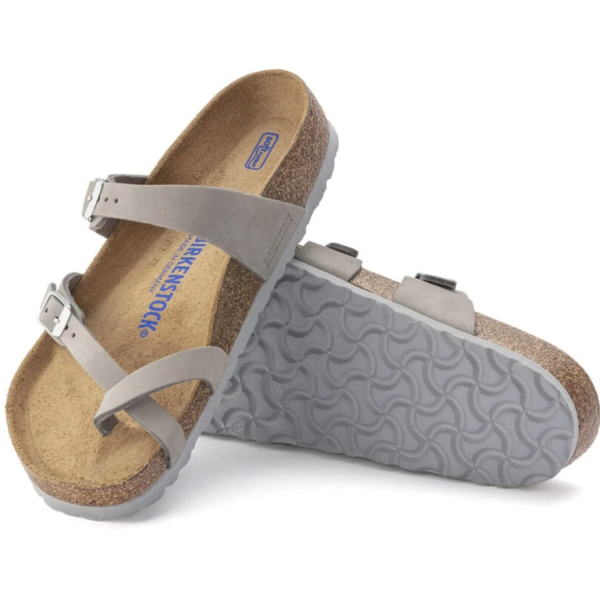 Birkenstock Mayari Dove Grey Narrow Sandal