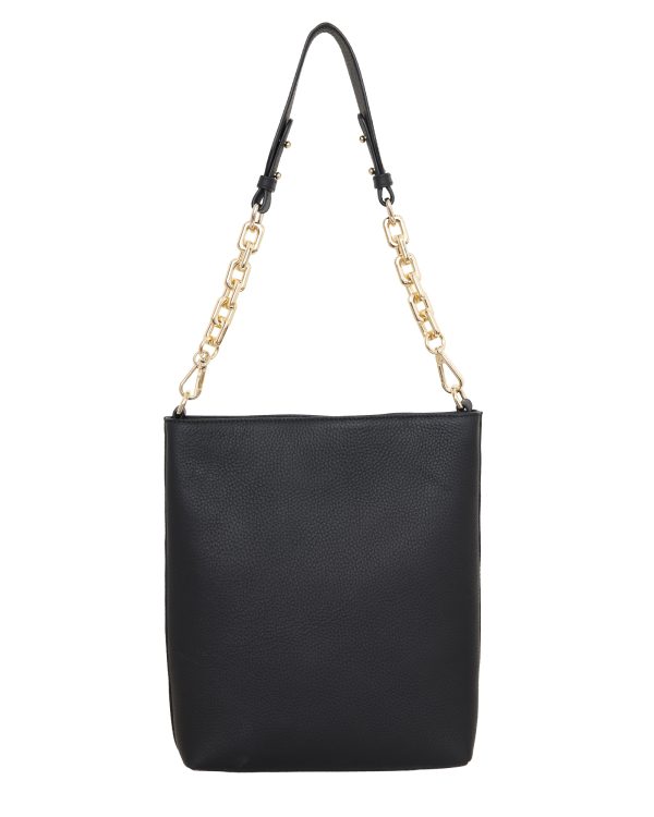 Saben Claudette Crossbody Black Bag + Chunky Chain Handle