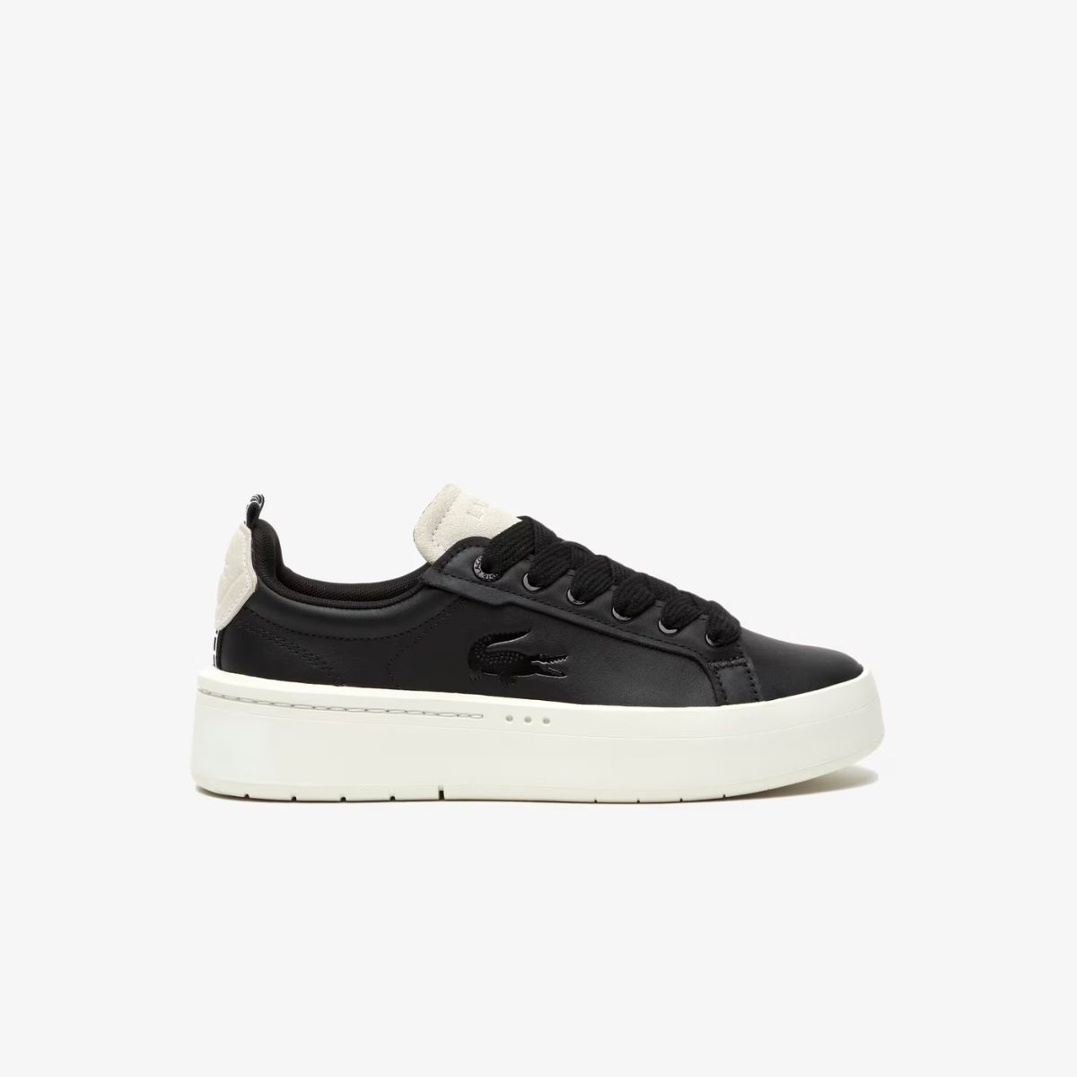 Lacoste Carnaby Platform Black Off White - Issimo Shoes